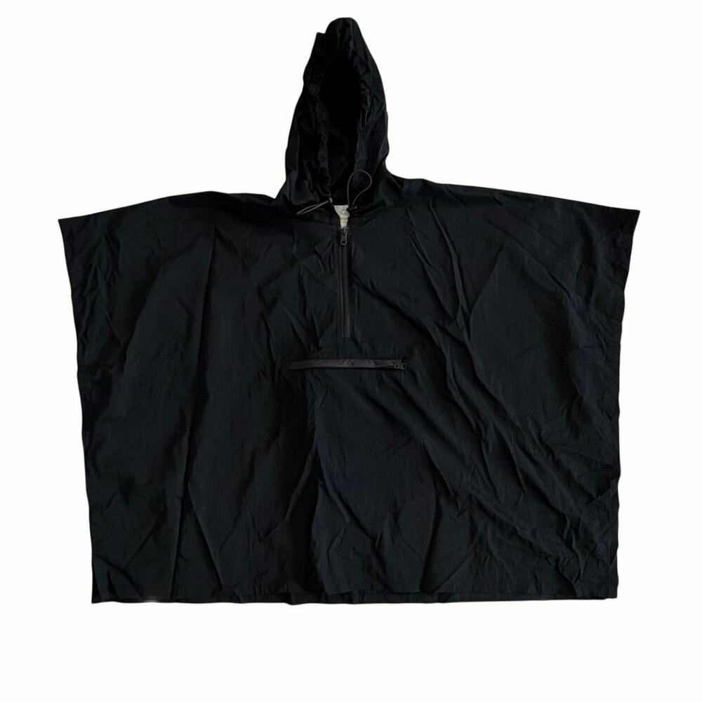 NWT Offline by Aerie Hooded Rain Poncho Black Size XS/S